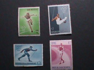 SAN MARINO 1956  7TH  WINTER OLYMPIC GAMES-  MINT VF  WE SHIP TO WORLDWIDE