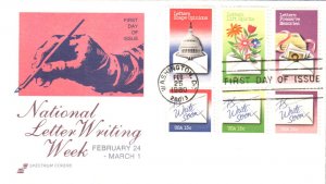 #1805-10 Letter Writing Spectrum FDC