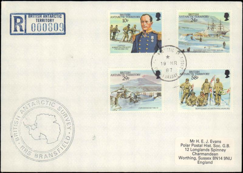 British Antarctic Territory #98, Antarctic Cachet and/or Cancel