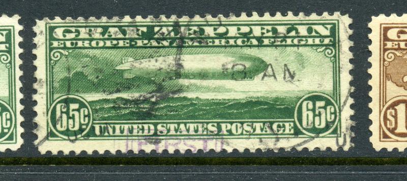 Scott C13 Graf Zeppelin Air Mail Used Stamp (Stock C13-91)