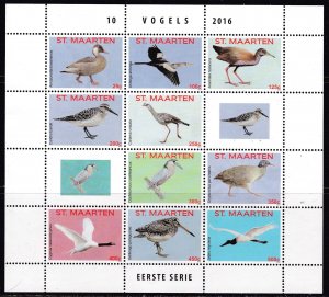 St Maarten, Fauna, Birds / MNH / 2016