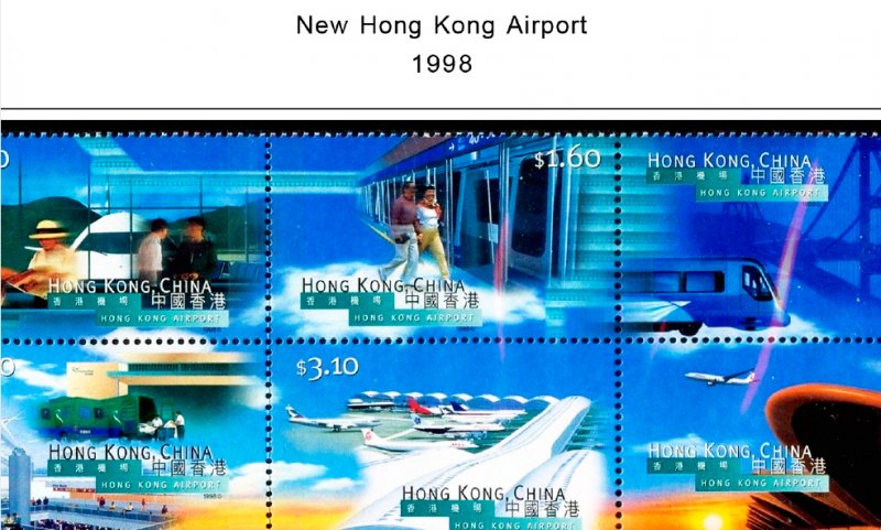 COLOR PRINTED HONG KONG [SAR] 1998-2010 STAMP ALBUM PAGES (156 illustr. pages)