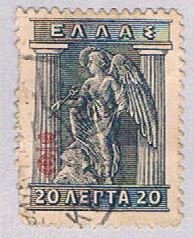 Greece 203 Used Iris holding caducesus 1911 (BP3608)