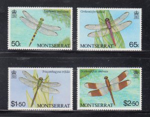 Monserrat Scott #493-496 MH