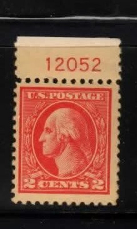 528 Washington Top 12052 Plate Number Single MNH