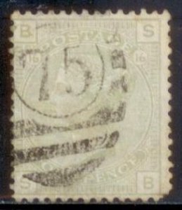 Great Britain 1877 SC# 70 Used CH4