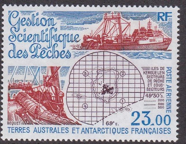 French Southern Antarctic Territory # C129, Fishery Management, NH, 1/2 Cat.