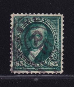 278 XF used neat cancel with nice color cv $ 625 ! see pic !