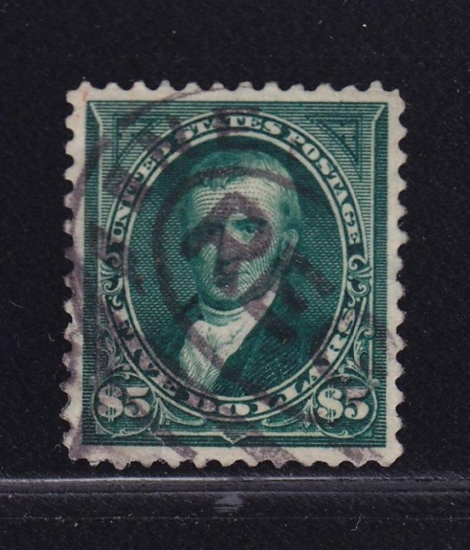 278 XF used neat cancel with nice color cv $ 625 ! see pic !