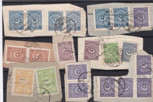 turkey early stamps on piece ref r12679