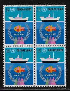 UNITED NATIONS - GENEVA SC# 45  B/4 FVF/MNH  1974