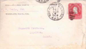 United States U.S. R.P.O.'s Red Bluff & Sacra. 1909 982-M-1  Postal Stationar...