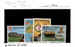 Isle of Man, Postage Stamp, #70-73 Mint NH, 1975 Sir George Goldie (AB)