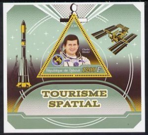 DJIBUTI - 2014 - Space Tourism - Perf De Luxe Sheet #2 - MNH - Private Issue