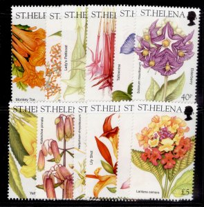 ST. HELENA QEII SG893-904, 2003 wild flowers set, NH MINT. Cat £42.