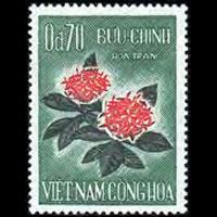 VIET NAM SOUTH 1965 - Scott# 262 Flower 70c NH