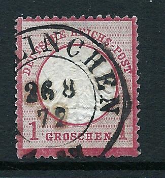 Germany 1872 Scott 4 used vf scv $8.00 less 50%=BIN $4.00