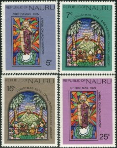 Nauru 1975 SG139-142 Christmas set MNH