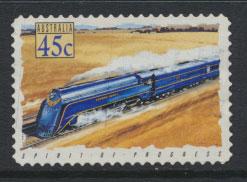 Australia SG 1412  Used  -Trains self adhesive 