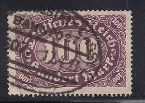 Germany Sc. # 199 Used Inflation Issue Wmk.126 - L29