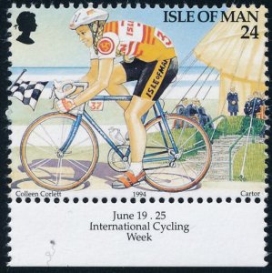 Isle Of Man sc# 584 - MNH - International Cycling Week 1994