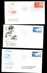 U.S. #1085, 1086 FIRST DAY COVERS