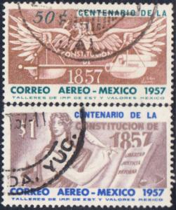 Mexico #901-902 & C239-C240 Used Set