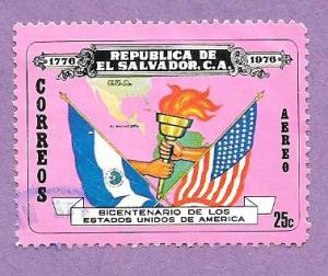 El Salvador Used Stamp Scott C383 #17