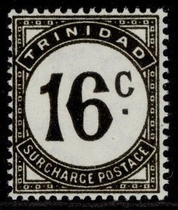 TRINIDAD & TOBAGO GVI SG D32, 16c black, NH MINT. Cat £16. ORDINARY