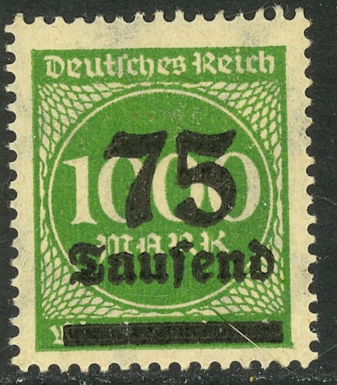 GERMANY 1923 75th m on 1000m Inflation Issue Sc 252 MNH