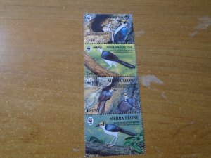 Sierra Leone  #  1738a-d  MNH   Birds