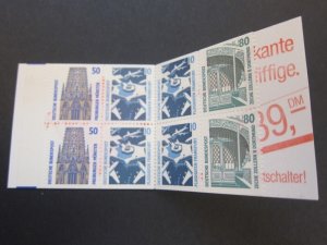 Germany 1989 Sc 1528a Booklet MNH