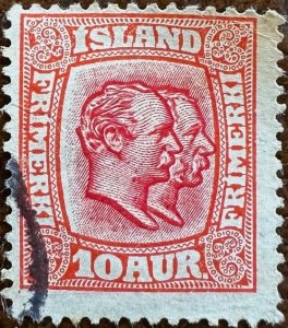 Iceland 1907-08 Sc. 76 Used