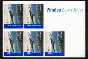 AUSTRALIA 2006 $1.25 Whales/ WWF Booklet; Scott 2540a, SG 2666a; MNH