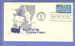 #1938 Virginia Capes BBT Cachet