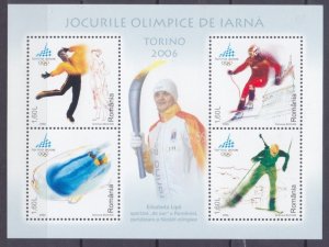 2006 Romania 6031-6034/B368 2006 Olympic Games in Turin 5,00 €