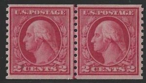 US 453 Washington / Franklin F-VF+ Unused NH Pristine Line Pair PF Cert cv $1...