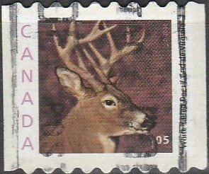 Canada, #1881ii Used From 2000, Booklet-White Tail Deer