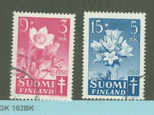 Finland #B102-03 Used  (Flora) (Flowers)