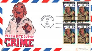 #2102 McGruff the Crime Dog Kribbs FDC