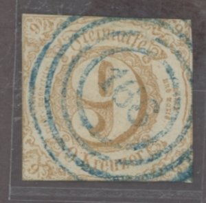 Thurn & Taxis #55 Used Single