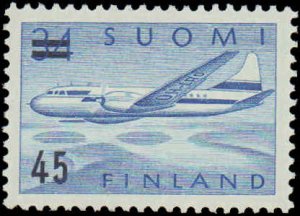 Finland #C6, Complete Set, 1959, Aviation - Airplanes, Hinged