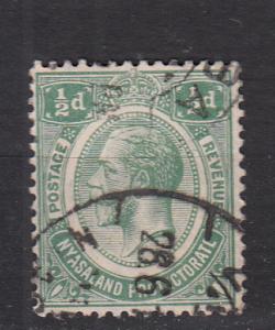 Nyasaland - 1913 KGV 1/2p  Sc# 12 (7903)