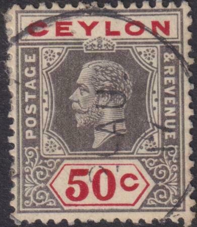 Ceylon 1921-1933 SC 240a Used