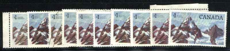 Can #934   (10) Glacier Natioal Park    used VF 1984 PD