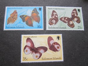 Solomon Islands 1982 Sc 461-3 MNH