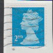 GB QE II Machin SG U2961 - 2nd brt blue - M12L - Source  B