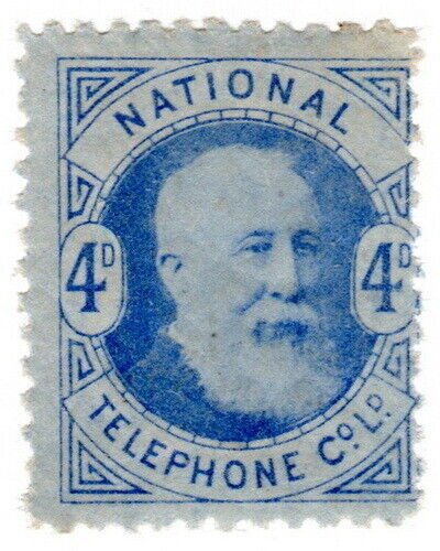 (I.B) National Telephone Company : 4d Blue