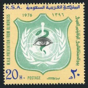 Saudi Arabia 723,MNH.Michel 615. World Health Day,1976.Prevention of blindness.