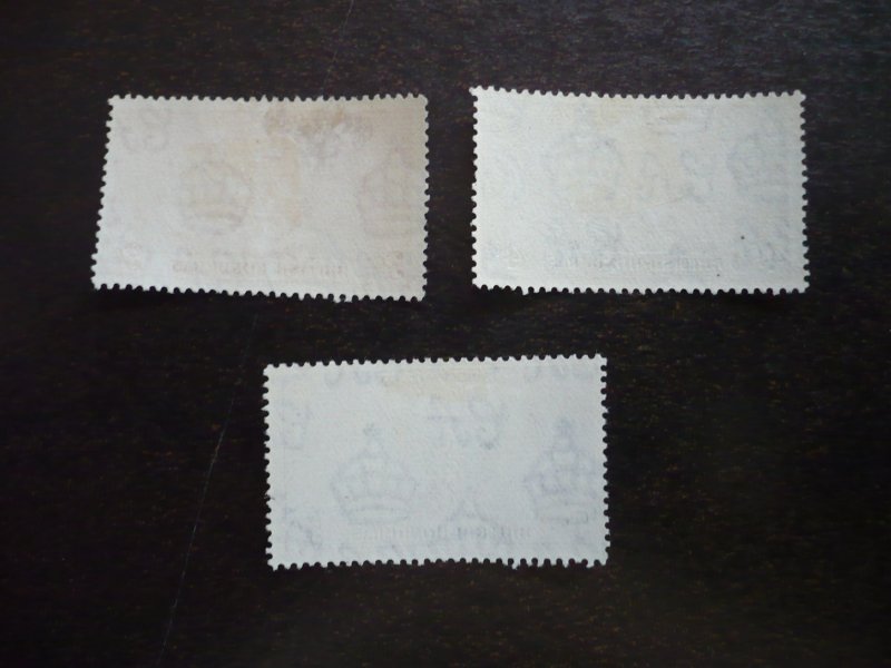 Stamps - British Honduras - Scott# 112-114 - Mint Hinged Set of 3 Stamps